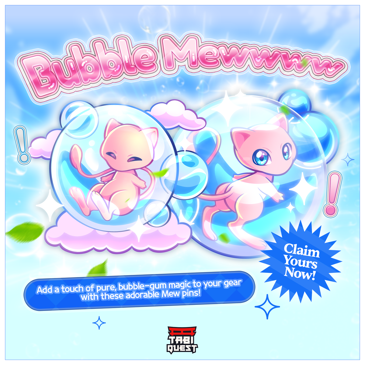 Bubble Mewwww Pin
