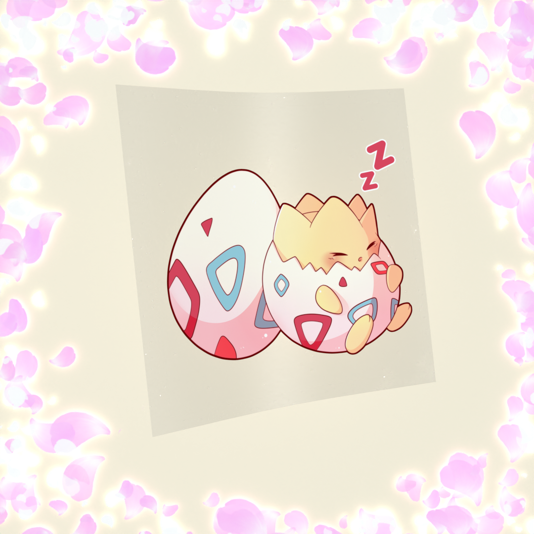 009 Spiky Egg Sticker