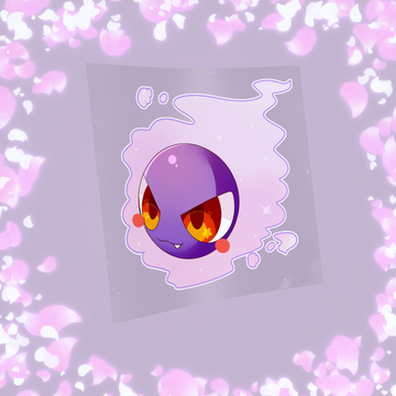 038 Poisonous Ghost Sticker