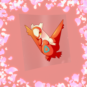 045 Red Eon Dragon Sticker
