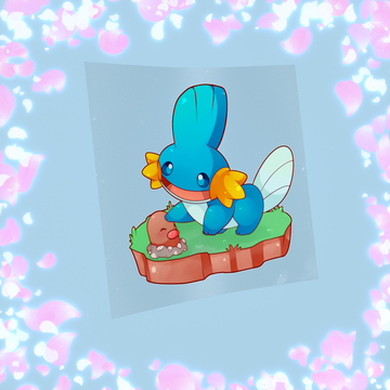 051 Mud Amphibian Sticker