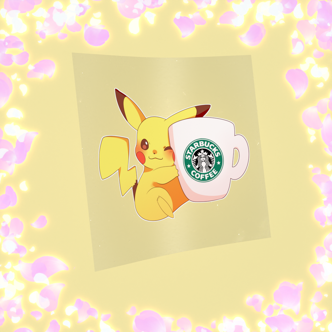 072 Electric Rat with Coffee Sticker