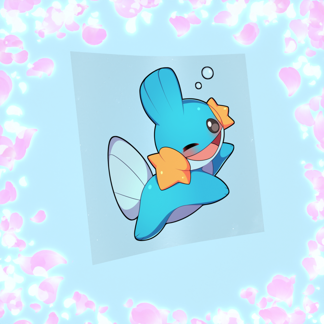 083 Winking Mud Amphibian Sticker