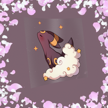 160 Majestic Moonlight Fox Sticker