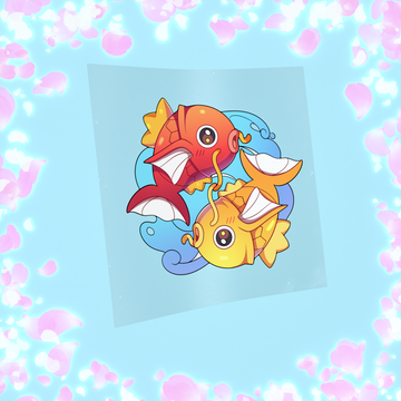 180 Magic Koi Mirror Sticker