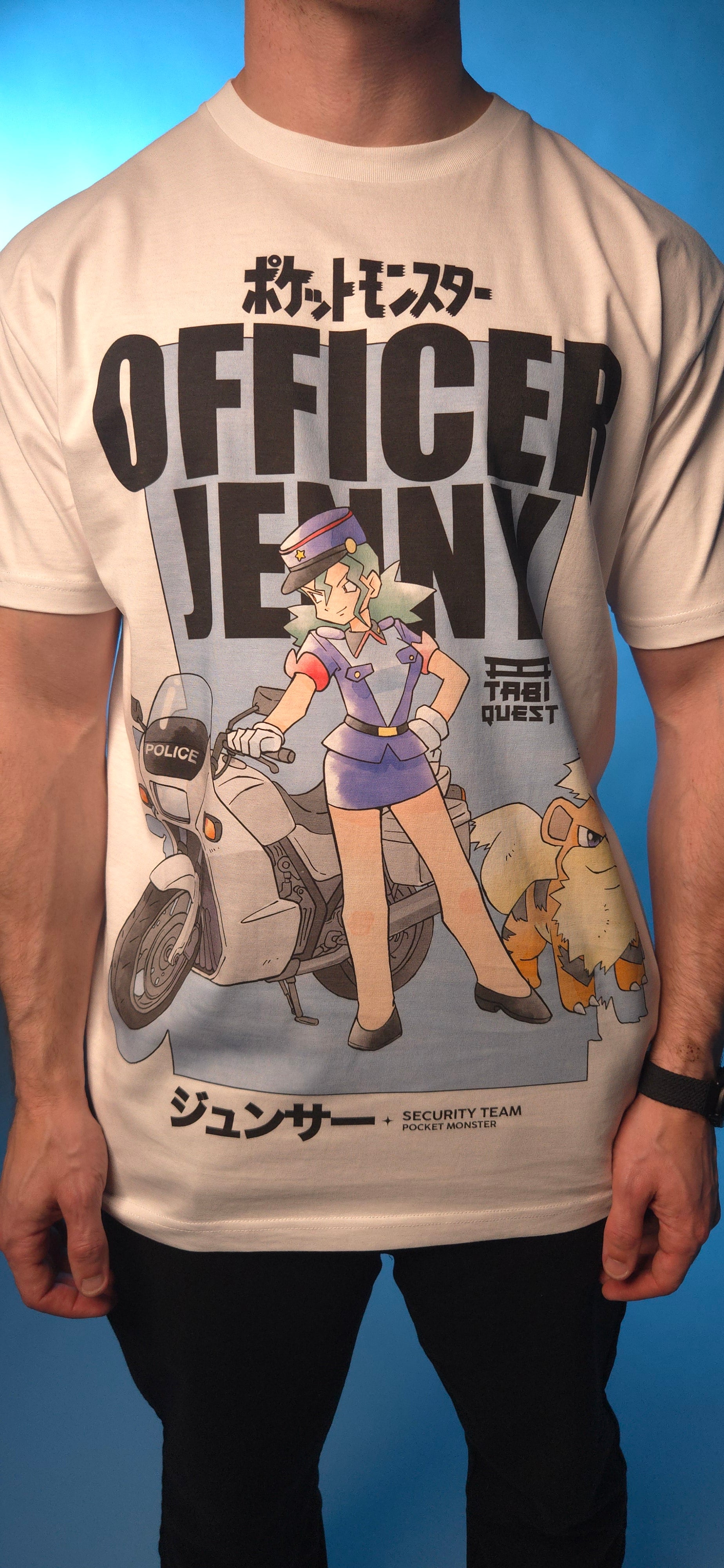 The Girls in Blue Shirt