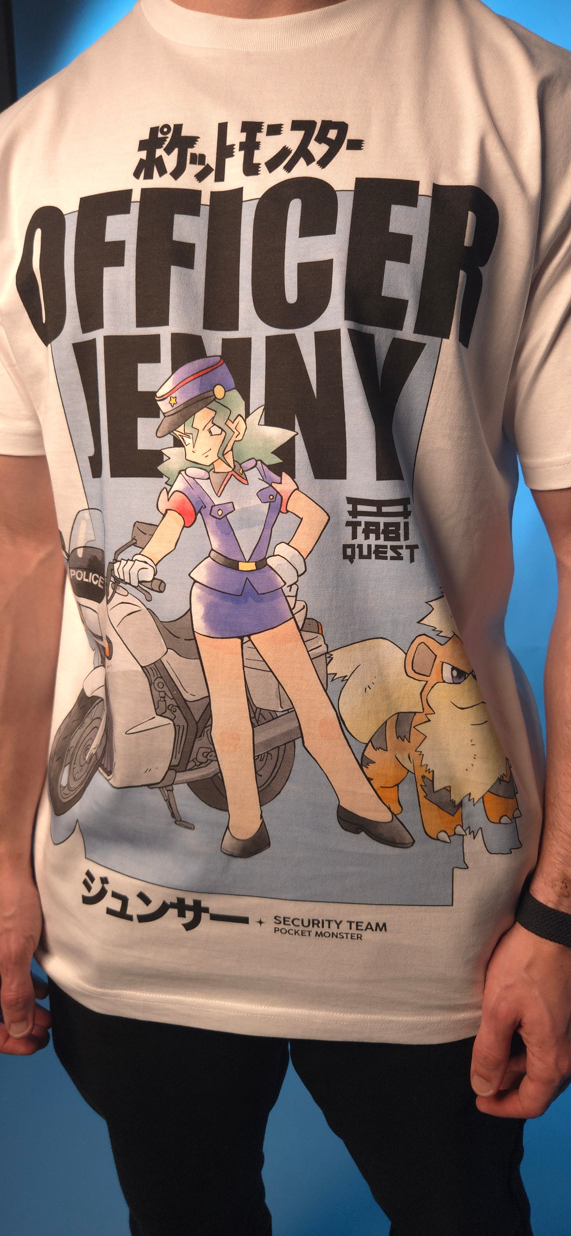 The Girls in Blue Shirt