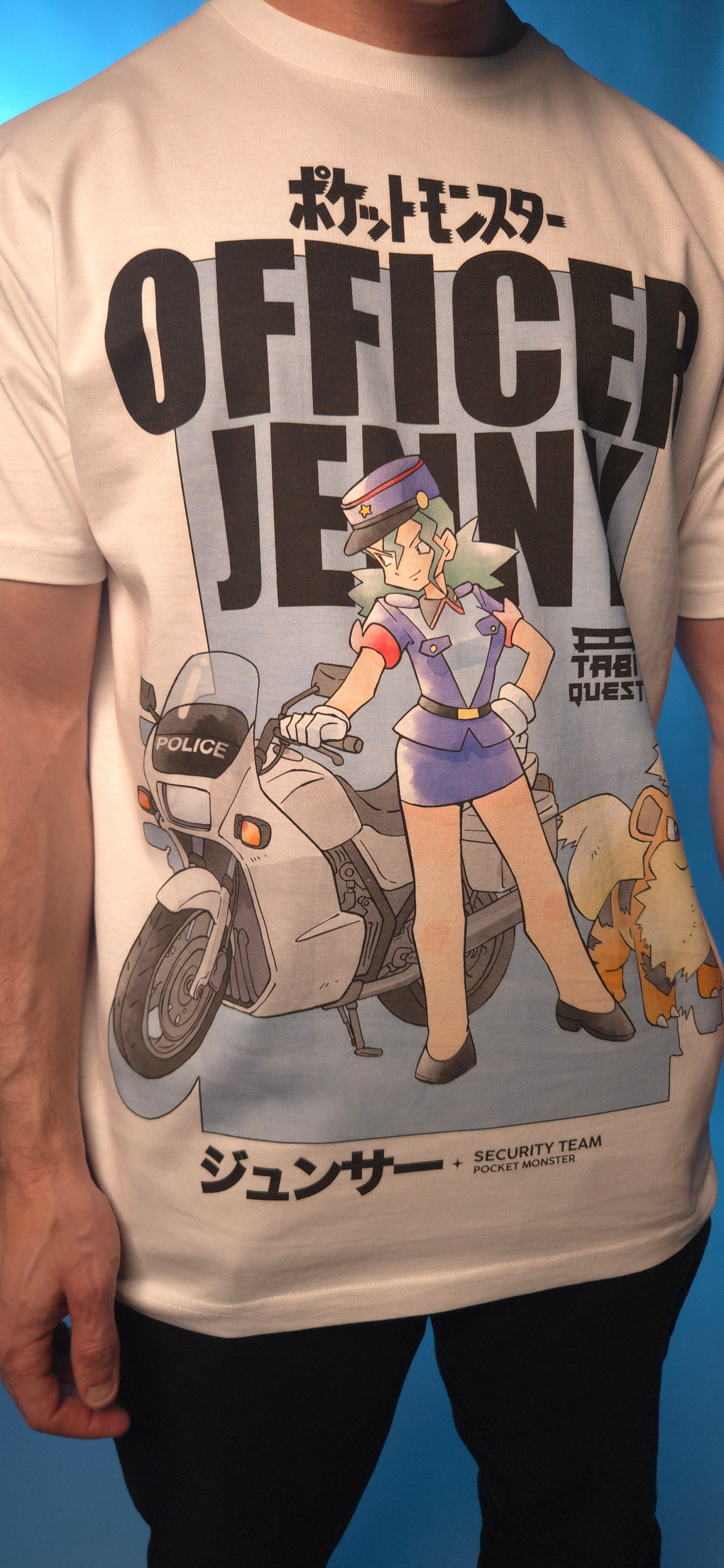 The Girls in Blue Shirt
