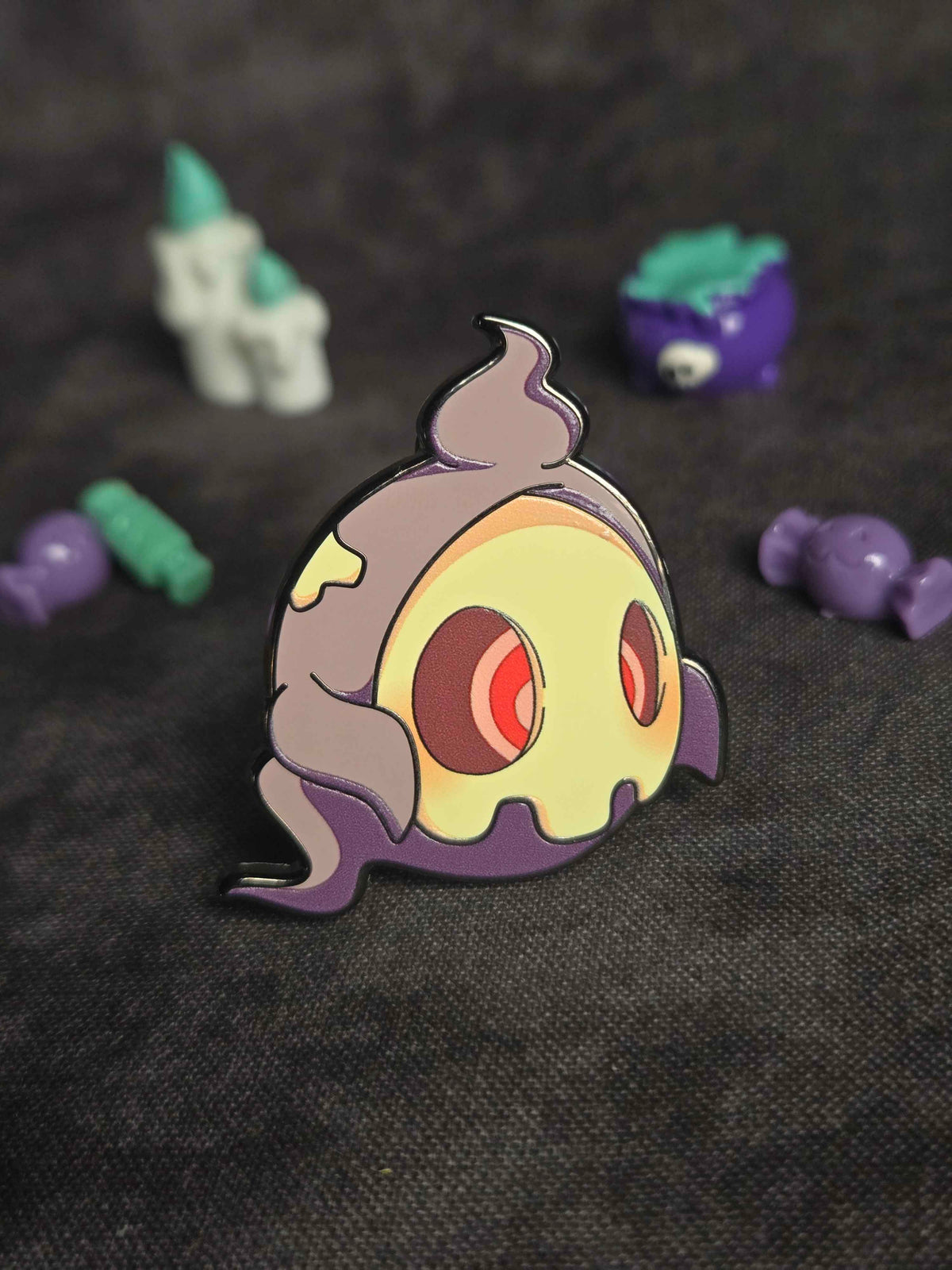 Spooky Skull Pin
