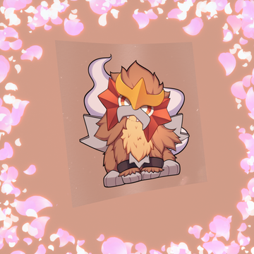 299 Volcanic Lion Sticker