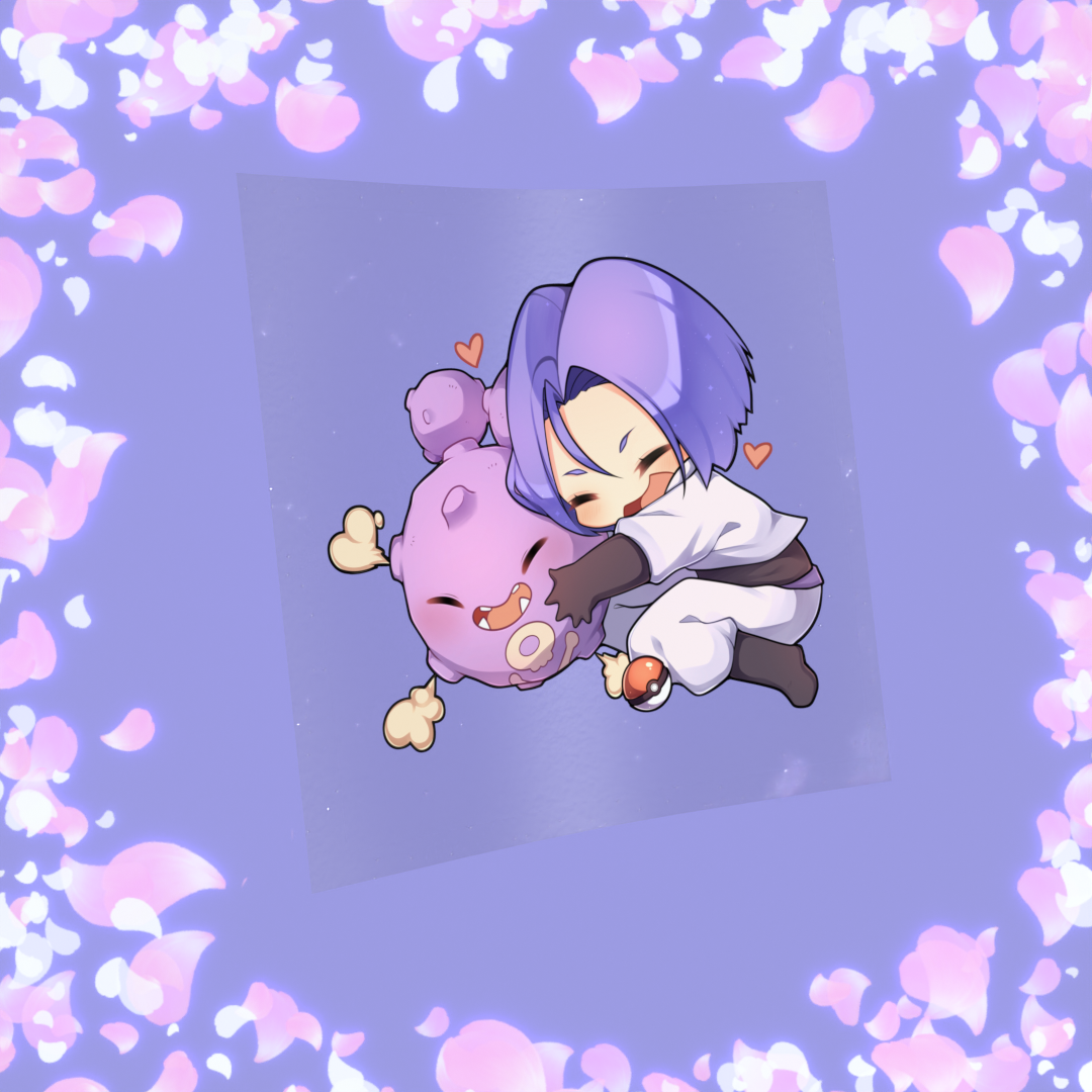 302 A Man and His Purple Gas Spheres Sticker