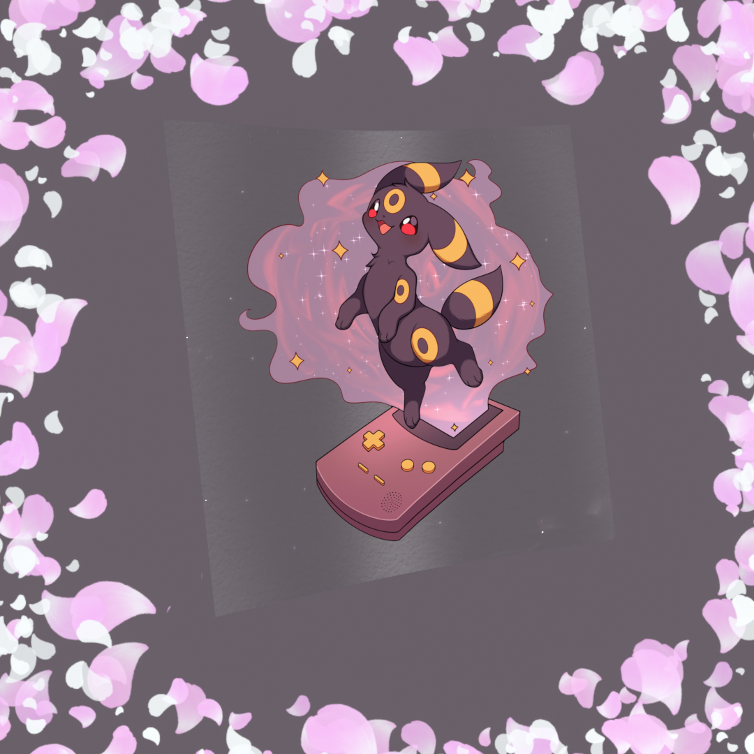 324 Midnight Fox Jumping out of Game Sticker