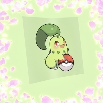 375 Pale Green Leaf Sticker