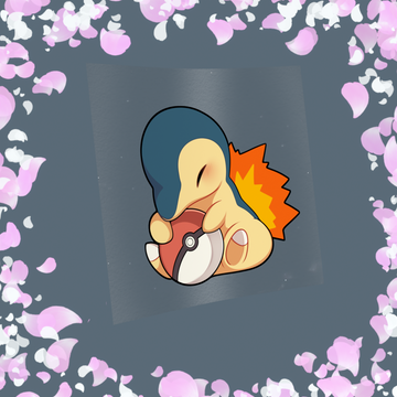 376 Fire Quill Sticker