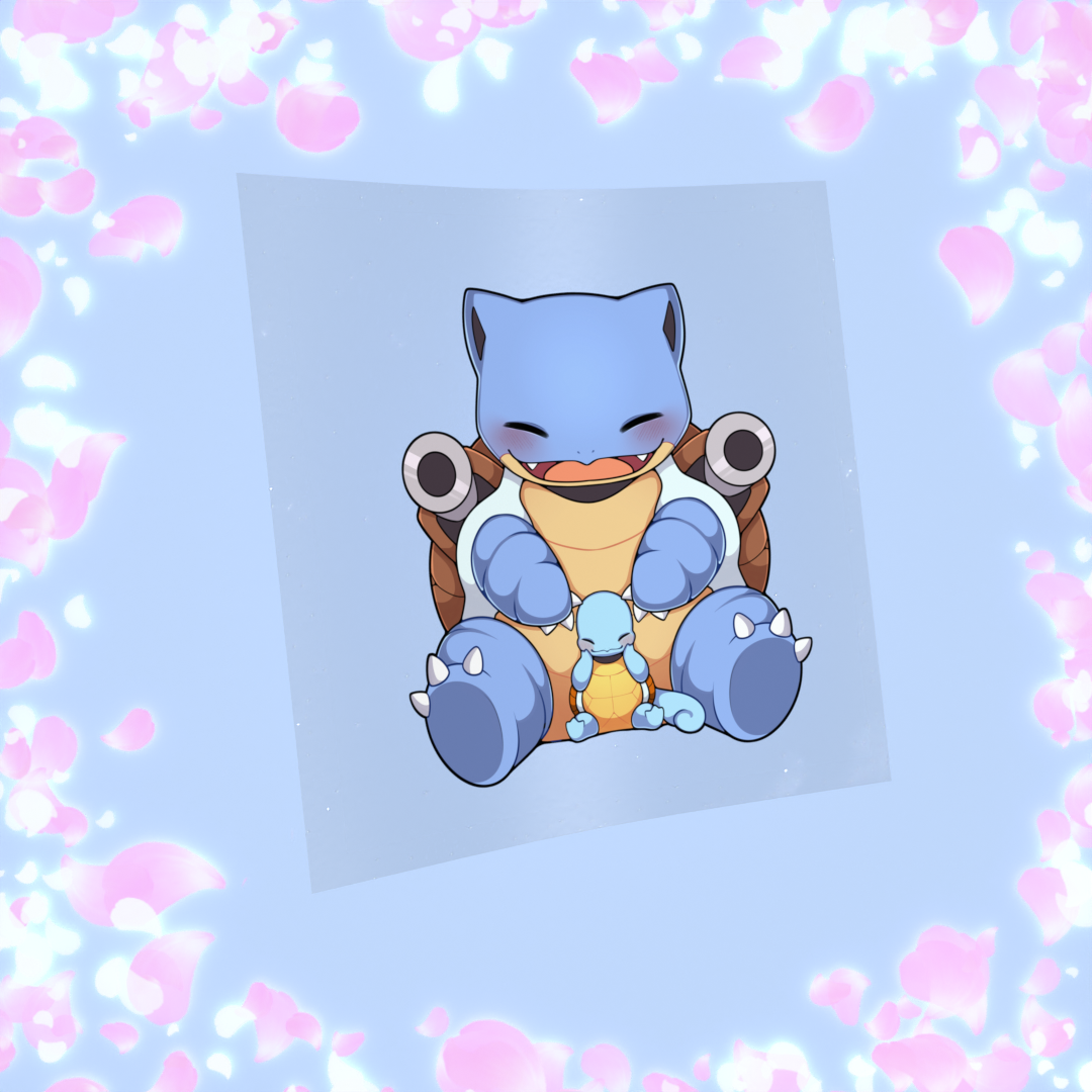 478 Large Evolved Shellfish with Small Blue Shellfish Sticker