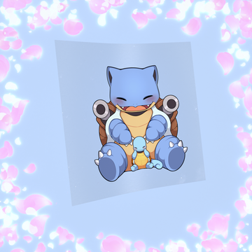 478 Large Evolved Shellfish with Small Blue Shellfish Sticker