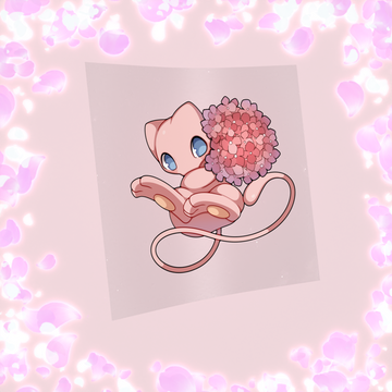 548 Mythical Origin with Bouquet Sticker