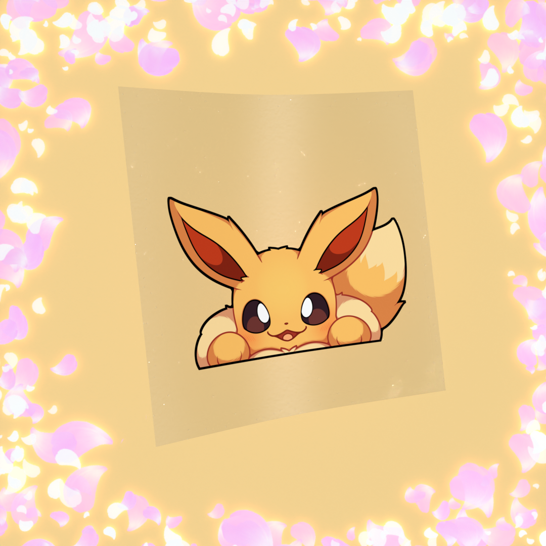 Brown Fox Peeker