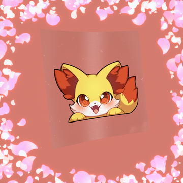 Fire Fennec Peeker