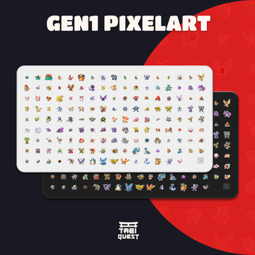 Gen1 Pixelart Playmats