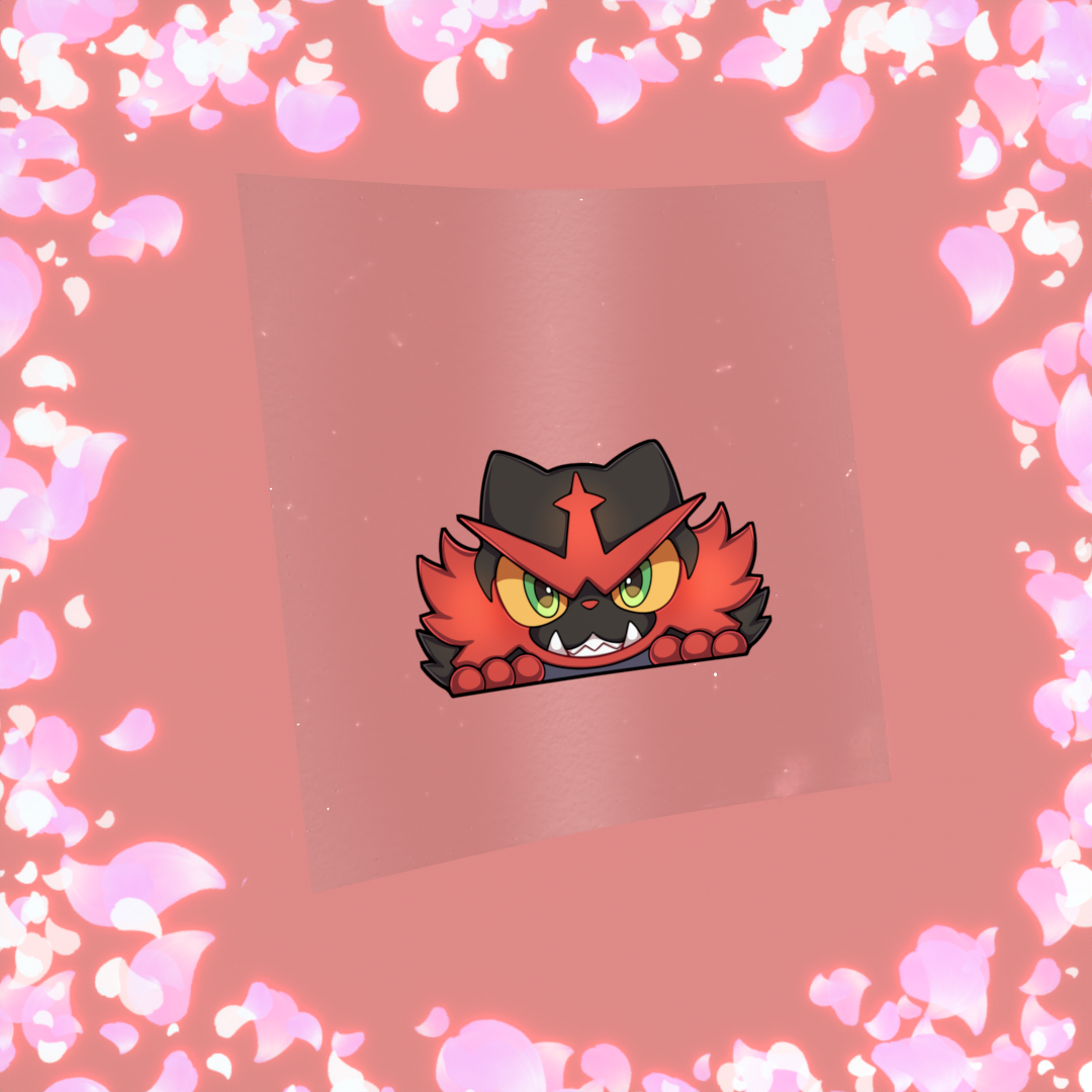 Wrestling Fire Feline Peeker