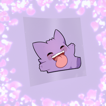 Jumping Purple Ghost Peeker