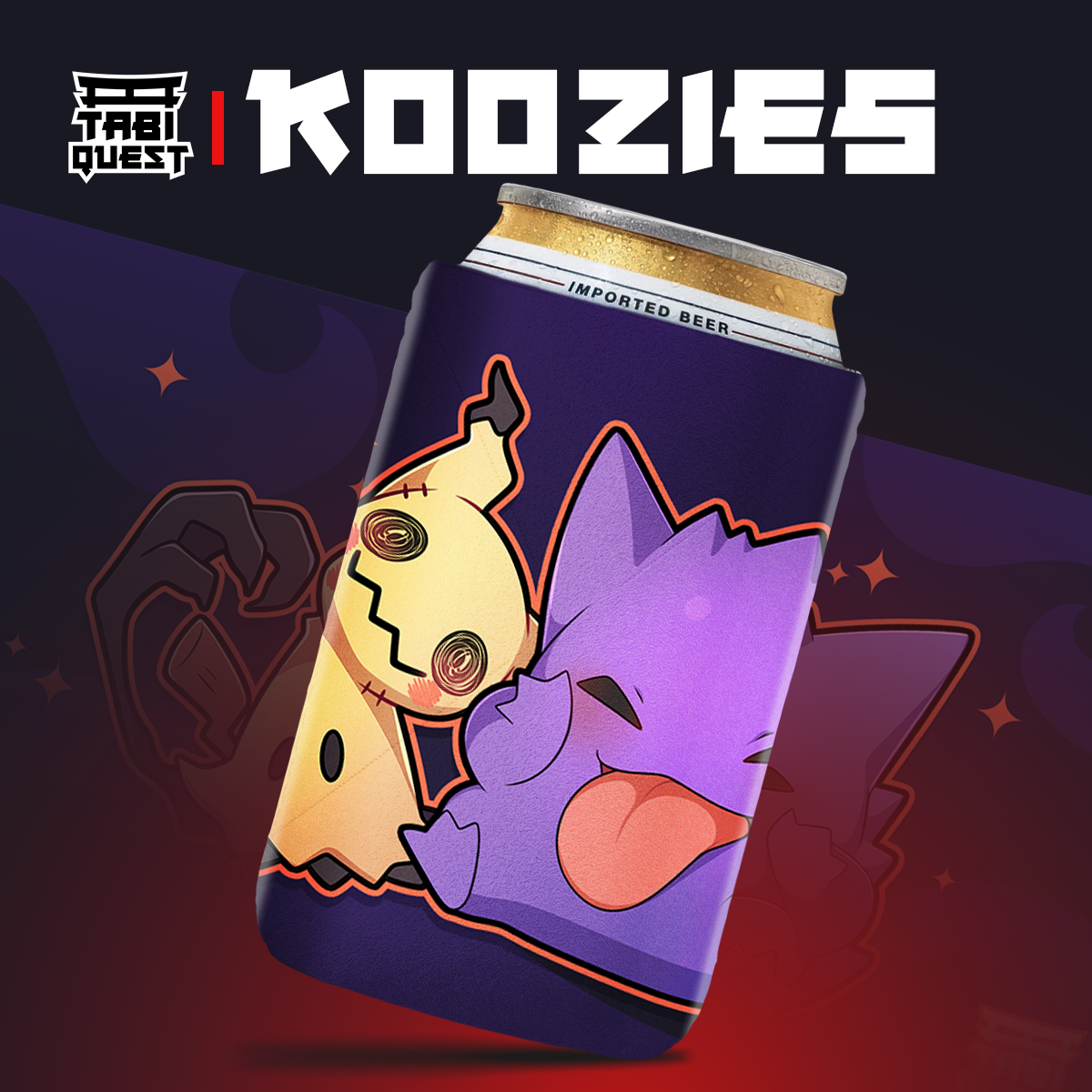 Ghost Besties Koozie