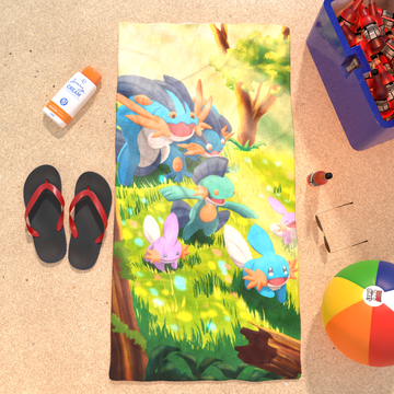 Family Adventures Beach Towel