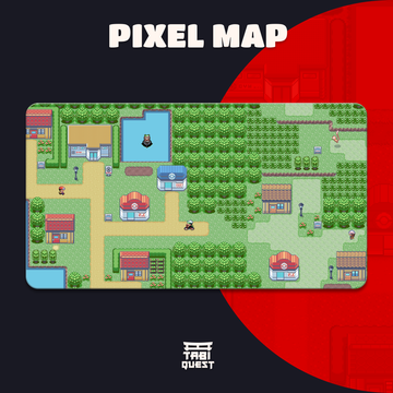 Pixel Map Playmats