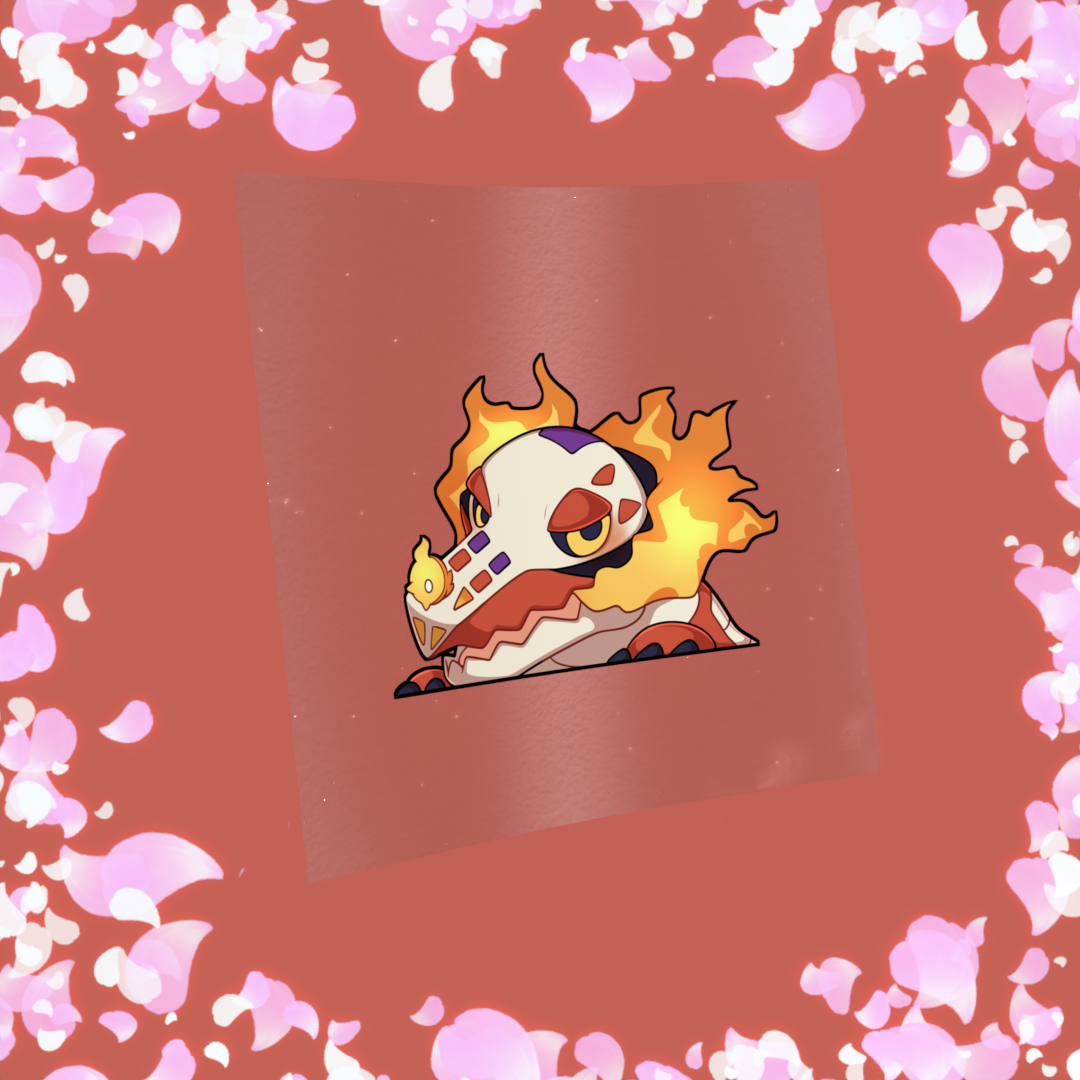 Evolved Fire Croc Peeker