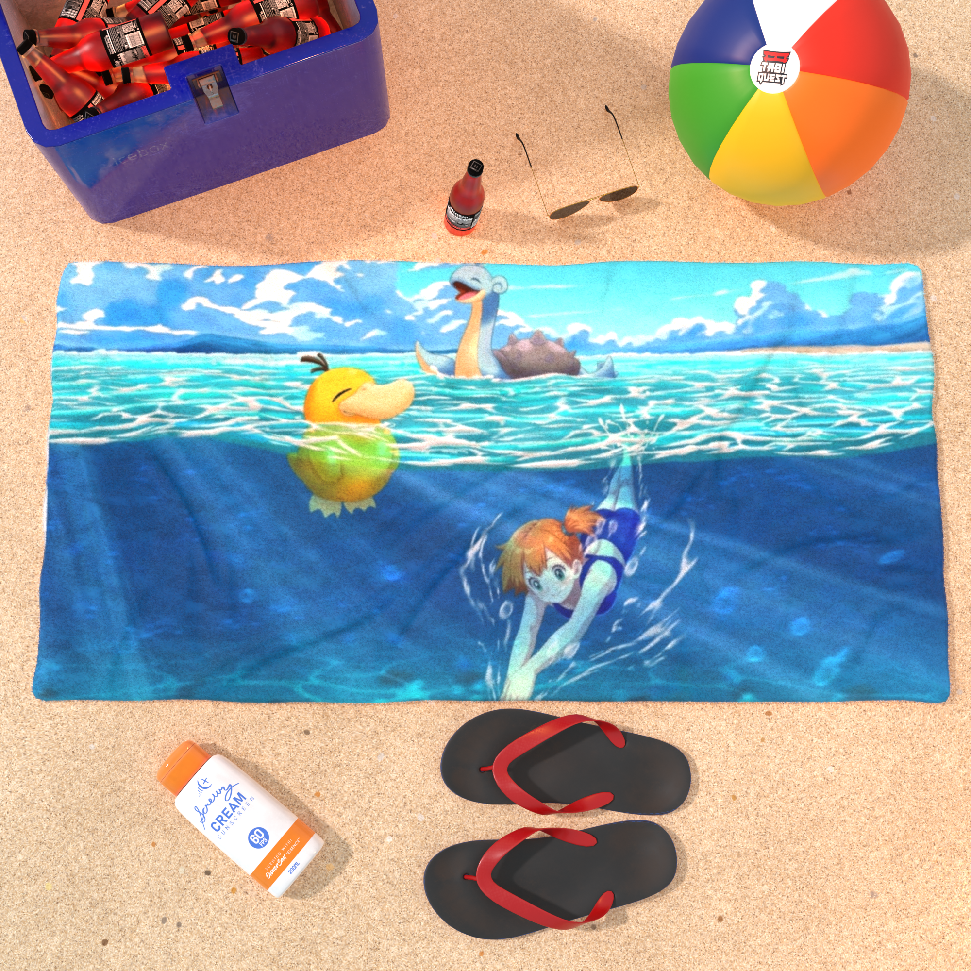 Deep Diving Summer Beach Towel