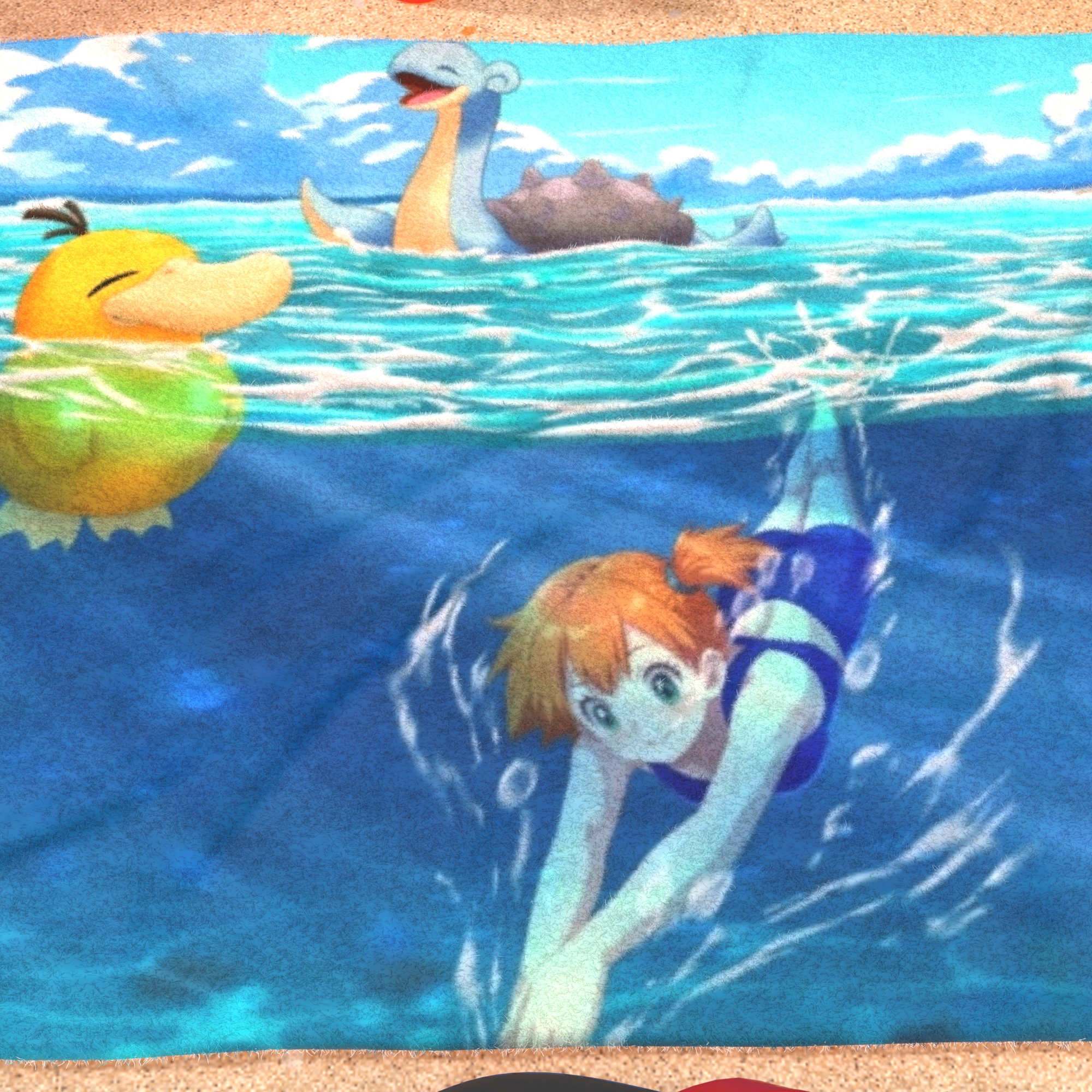 Deep Diving Summer Beach Towel